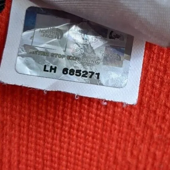 Ladies The North Face Orange Jacket Size Small S 8 10 Lightweight Bright *Faulty - Picture 8 of 16